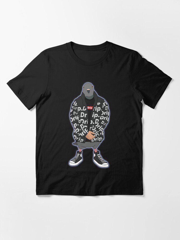 Pigeon Drip Jacket Meme Essential T-Shirt for Sale by Rzera