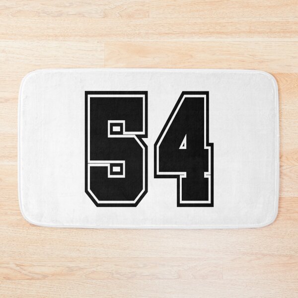 Item preview, 54 shirt number number college style designed and sold by GeogDesigns.