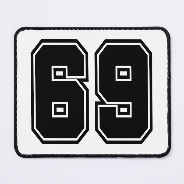 Item preview, 69 jersey number college style designed and sold by GeogDesigns.