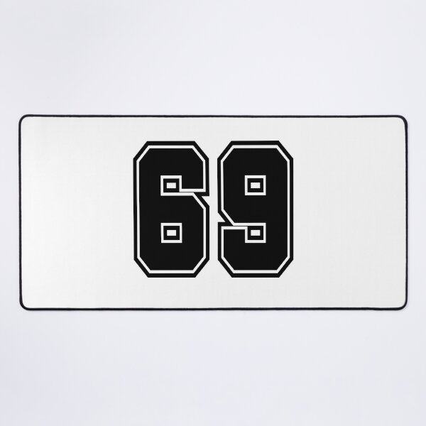 69 jersey number college style Poster by GeogDesigns