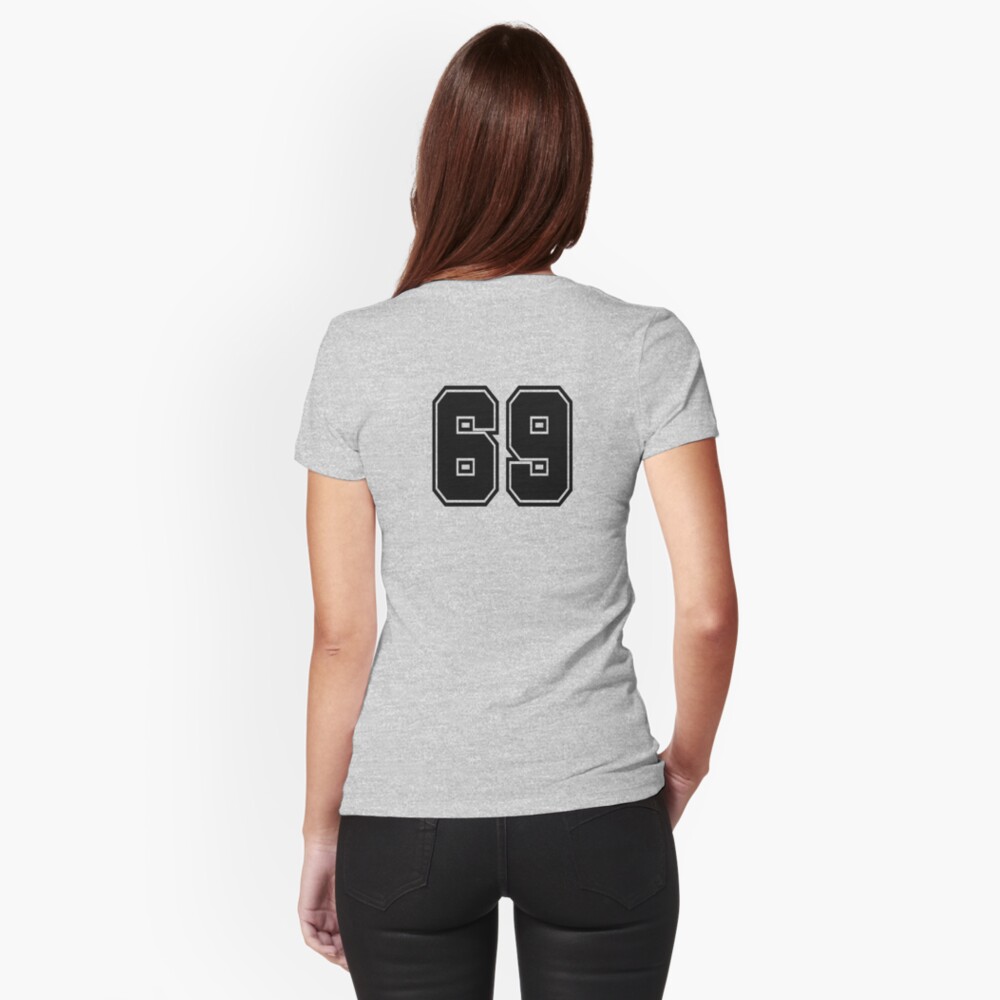 69 jersey number college style | Kids T-Shirt