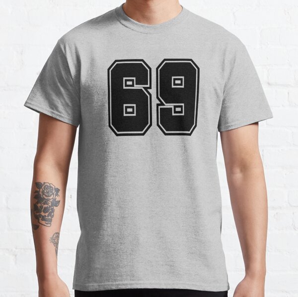 69 Sports Team School Numbers on Front T-Shirt Jersey-PL – Polozatee