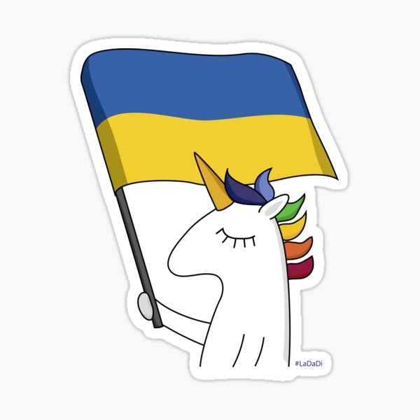 Item preview, Ukraine Unicorn designed and sold by LaDaDi.