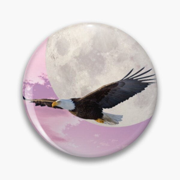 Item preview, Bald Eagle flying pass a full-on at Sunset. Digital Art  designed and sold by bub-2020.