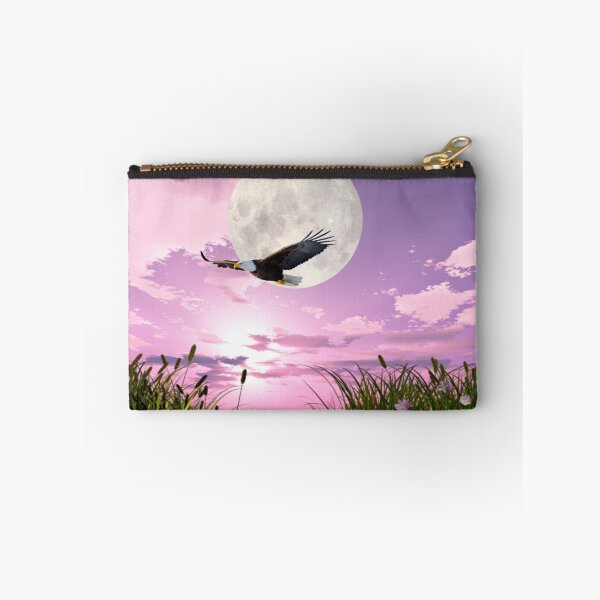 Item preview, Bald Eagle flying pass a full-on at Sunset. Digital Art  designed and sold by bub-2020.