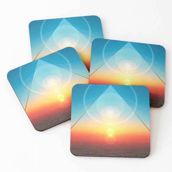 Item preview, In the Light of the Sun - Abstract Geometric Spiritual Journey Art designed and sold by MrGiftee.