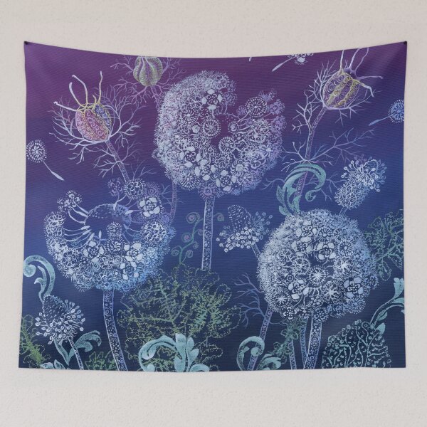 Item preview, Frosted Flora (acrylic on canvas) designed and sold by Painting By Nature.