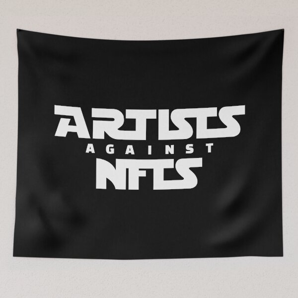 Item preview, Artists Against NFTs White designed and sold by WPahat.