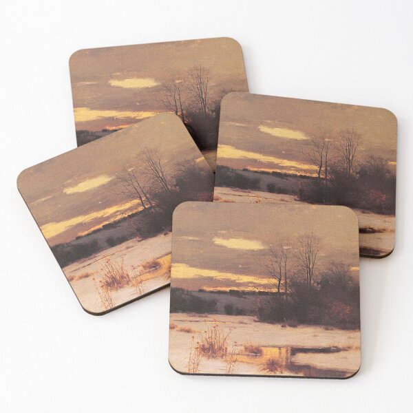 Item preview, Winter Solitude landscape artwork - Charles Warren Eaton  designed and sold by Vintage Designs +.