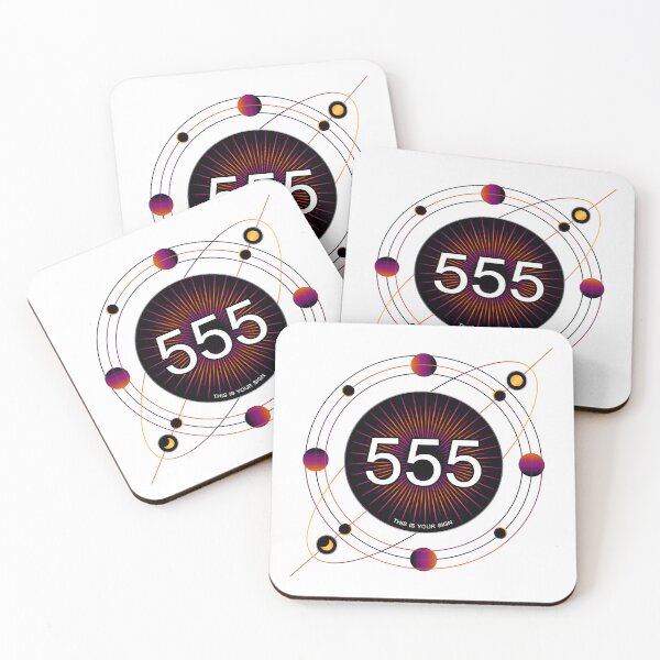 Item preview, Angel numbers 555 - Esoteric lucky numbers - THIS IS YOUR SIGN - Universe Lightworker - Divine manifestation designed and sold by originalsusie.