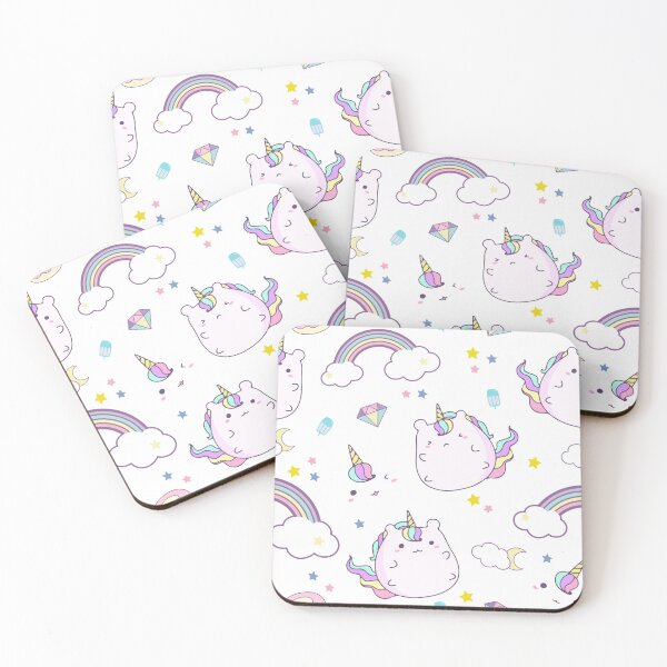 Item preview, Cute unicorn seamless pattern designed and sold by hellolen.