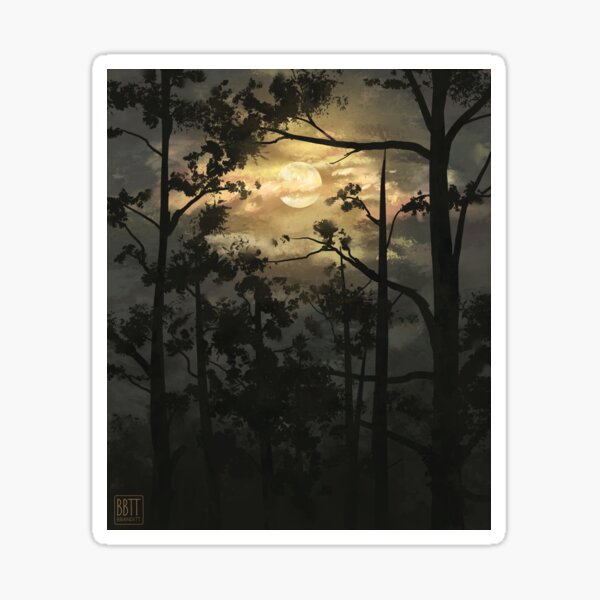 Moon Sticker