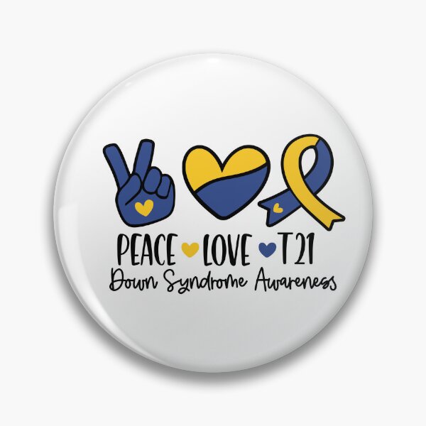 Item preview, Peace Love T21 designed and sold by TRWS.