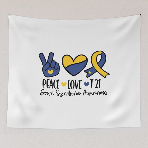 Item preview, Peace Love T21 designed and sold by TRWS.