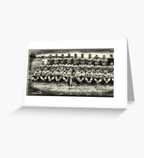 The Football Team Greeting Card