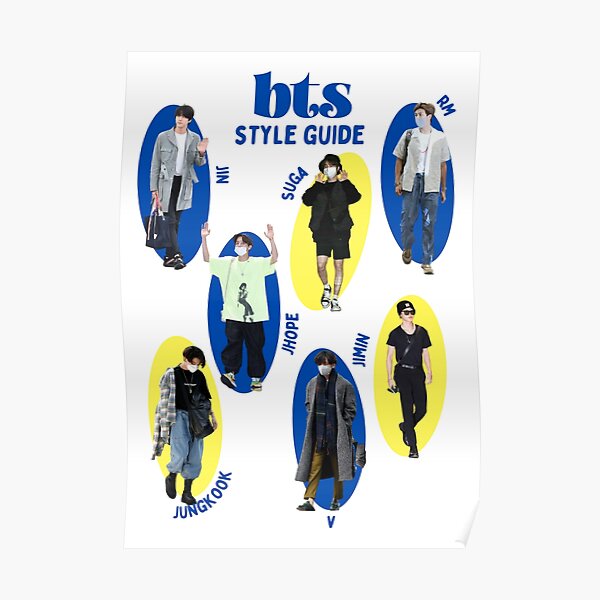 Jungkook Airport Fashion Poster for Sale by Nelliodas