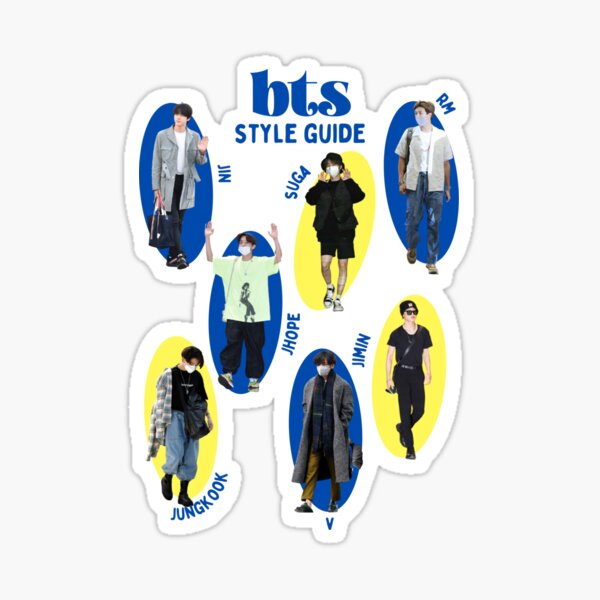 BTS Jimin Airport Fashion Matte Vinyl Stickers Journaling -  Norway