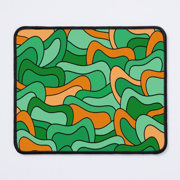 Item preview, Abstract pattern - orange and green. designed and sold by K.S ART.