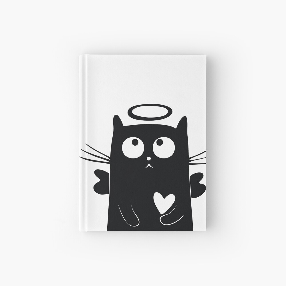 Skin Adhesive D Ordinateur Chaton Mignon De Bande Dessinee Avec Des Ailes D Ange Par Sago Design Redbubble