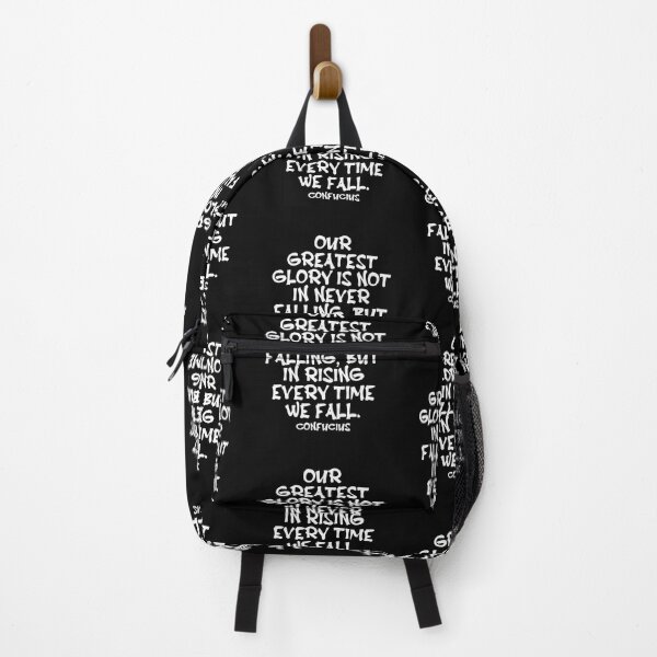 Item preview, Confucius Quote - Our Greatest Glory Is Not In Never Falling But In Rising Every Time We Fall - Wisdom Quote - White designed and sold by PhiloJourney.