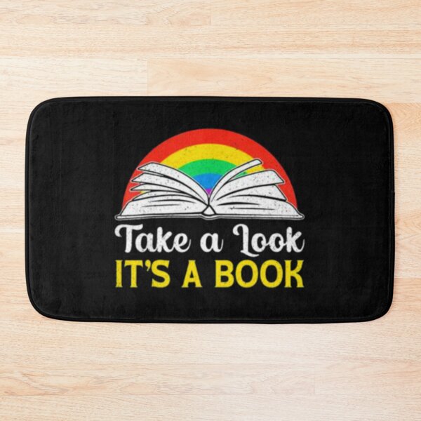 Item preview, Take A Look It’s In A Book Retro Rainbow Bookworms Reading designed and sold by peachlovey.
