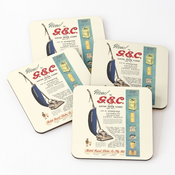 Item preview, ELECTRIC VACUUM CLEANER - ADVERT designed and sold by ThrowbackAds.
