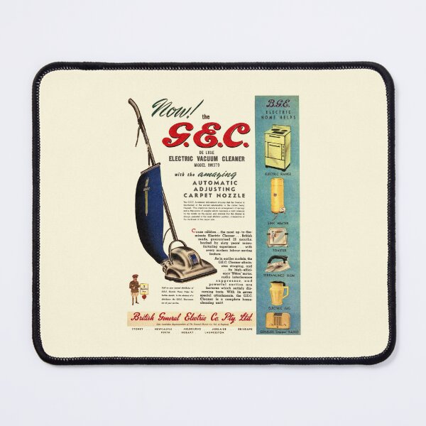 Item preview, ELECTRIC VACUUM CLEANER - ADVERT designed and sold by ThrowbackAds.