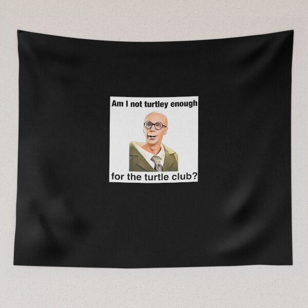 Item preview, Am I not turtley enough for the turtle club Art Print designed and sold by MeikePapendorf.