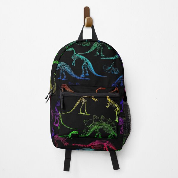 Item preview, Rainbow Dinosaur Skeletons Pattern designed and sold by DoggoTankDesign.