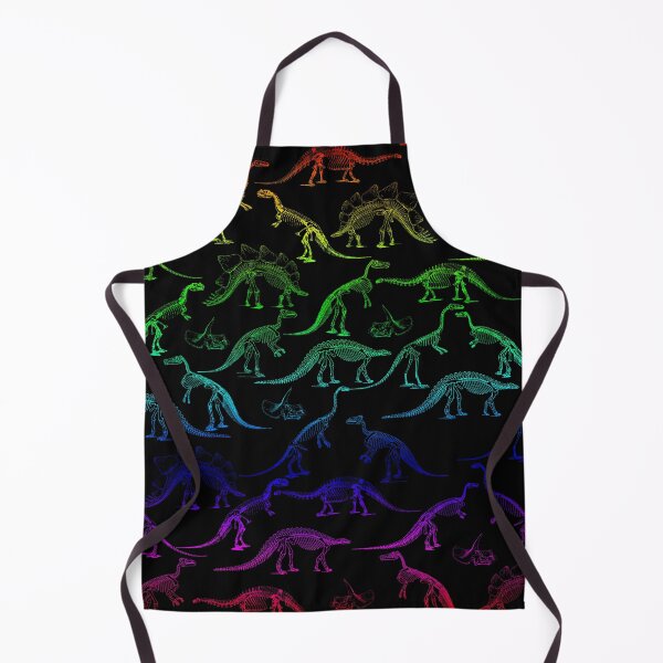 Item preview, Rainbow Dinosaur Skeletons Pattern designed and sold by DoggoTankDesign.