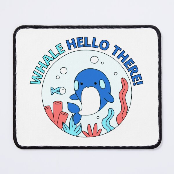 Item preview, Whale Hello There - Cute Cartoon Navy Blue Orca Whale Pack of 6s designed and sold by Cawaiico.