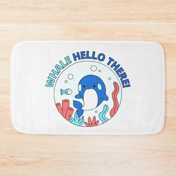 Item preview, Whale Hello There - Cute Cartoon Navy Blue Orca Whale Pack of 6s designed and sold by Cawaiico.