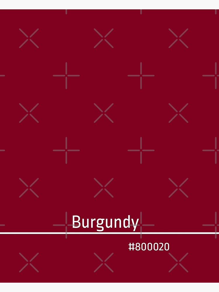 Burgundy, hex color code; 13 Pro Max iPhone Cases