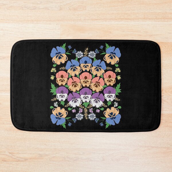 Item preview, Pansy Flowers Tee Floral Vintage Ukrainian Vyshyvanka Style designed and sold by r-silver.
