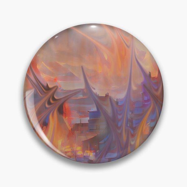Item preview, A burning town designed and sold by M Minerrale.