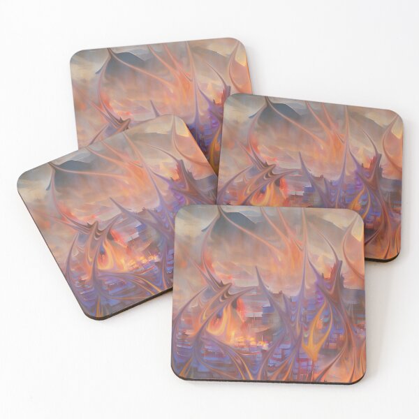 Item preview, A burning town designed and sold by M Minerrale.