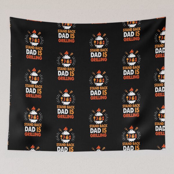 Item preview, Stand Back Dad Is Grilling designed and sold by karibenart.