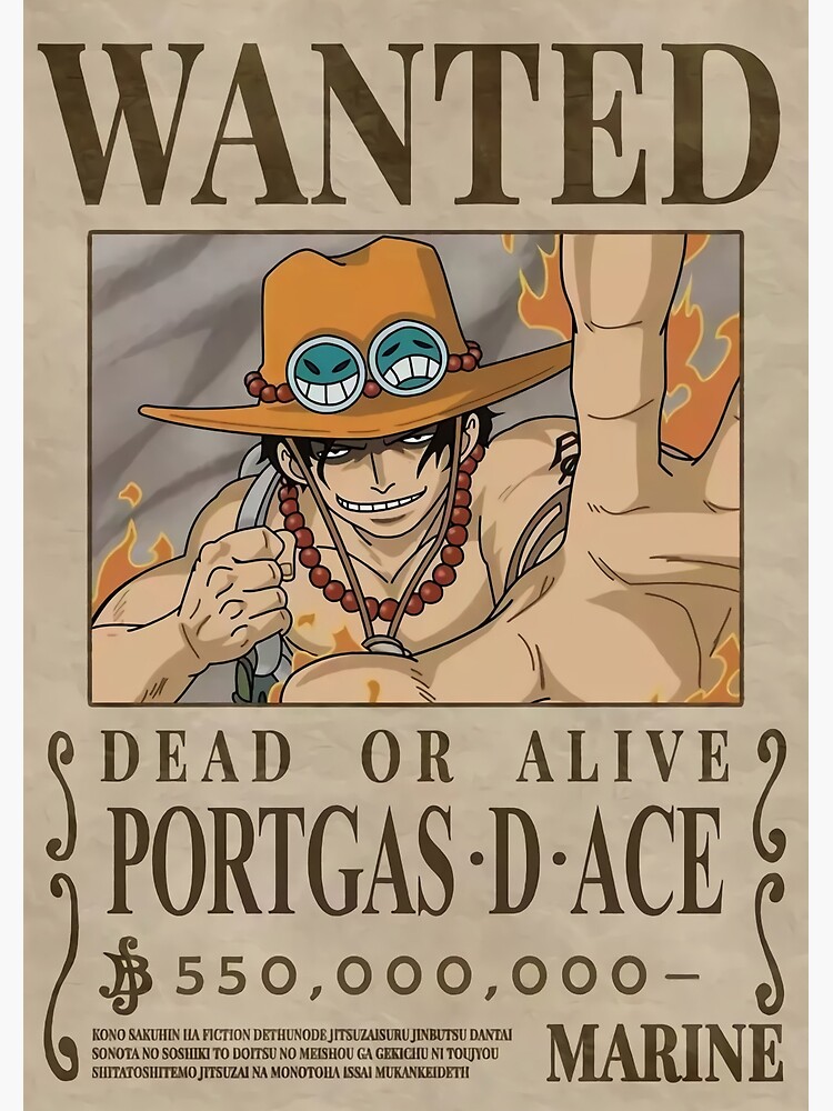 Portgas Ace One Piece Wanted - One Piece - Digital Art, People