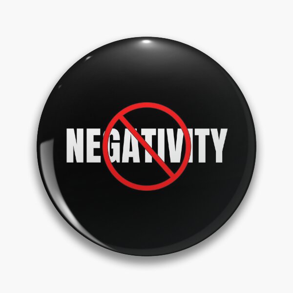 Item preview, No Negativity sign  designed and sold by KingsManKind.