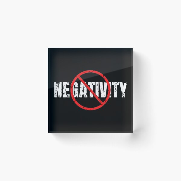 Item preview, No Negativity sign distressed  designed and sold by KingsManKind.