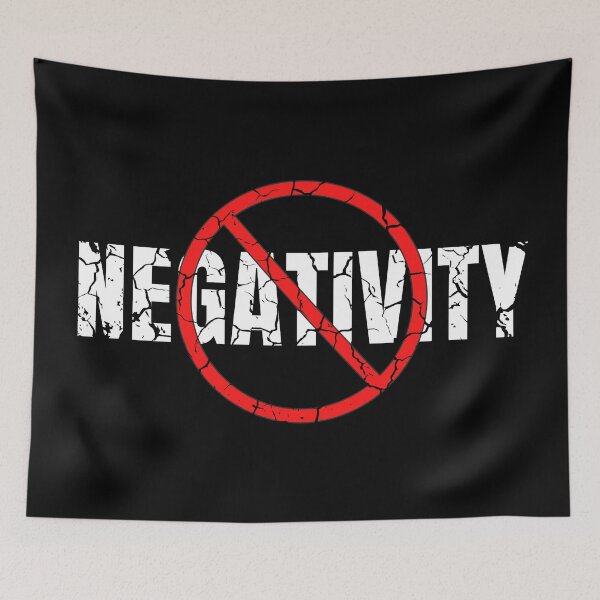 Item preview, No Negativity sign distressed  designed and sold by KingsManKind.