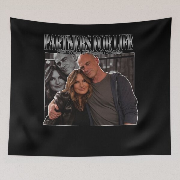 Item preview, Partners for Life Mariska Hargitay and Chris Meloni 90s Inspired Vintage Homage Classic designed and sold by ShondaTacke.