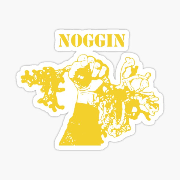 NWNOGGIN march for science yellow Sticker
