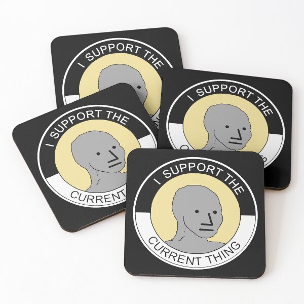 Item preview, I support the current thing funny hilarious meme man pun designed and sold by Infdesigner.