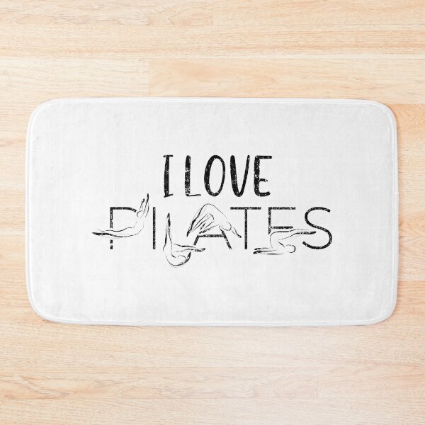 Item preview, I love Pilates | Pilates  poses in PILATES word designed and sold by sashica.