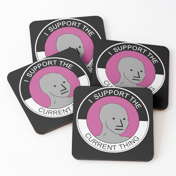 Item preview,  I support the current thing funny hilarious meme man pun designed and sold by Infdesigner.