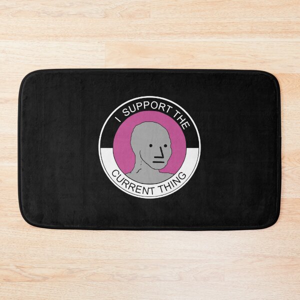 Item preview,  I support the current thing funny hilarious meme man pun designed and sold by Infdesigner.