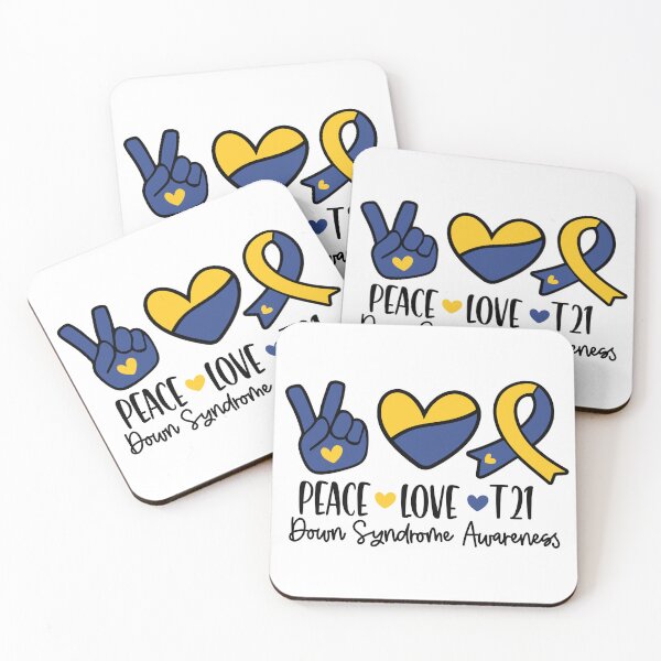 Item preview, Peace Love T21 designed and sold by TRWS.