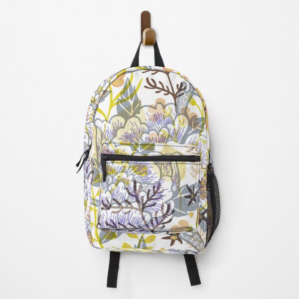 Item preview, Electric Blue and Yellow Floral Art Abstract Aesthetic For Flower Lovers/Botanical Enthusiasts  designed and sold by haRexia.