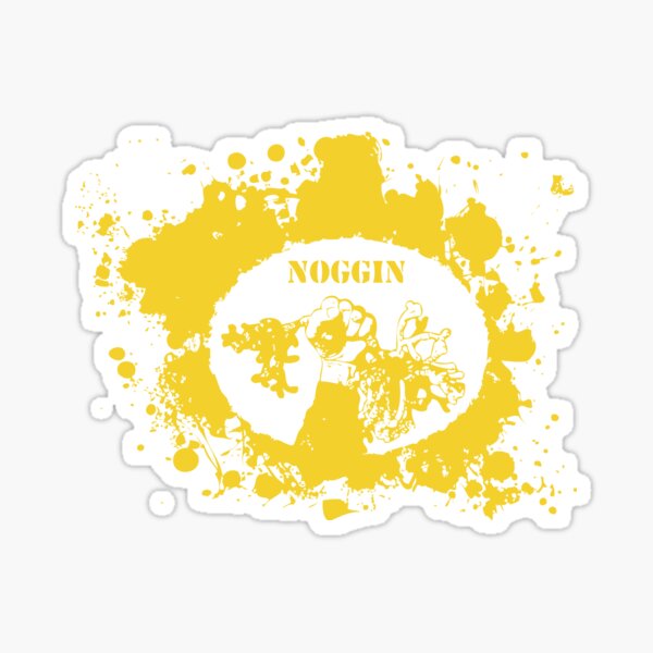 NWNOGGIN march for science yellow Sticker